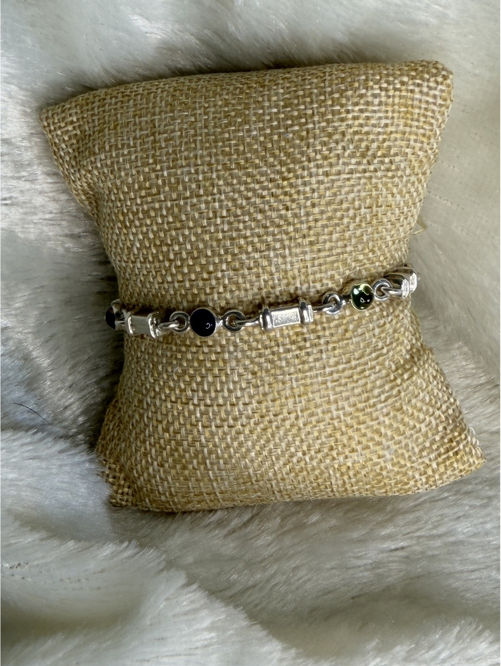 Rare Silpada Vintage B0495 Gemstone Bracelet Retired in 2005.